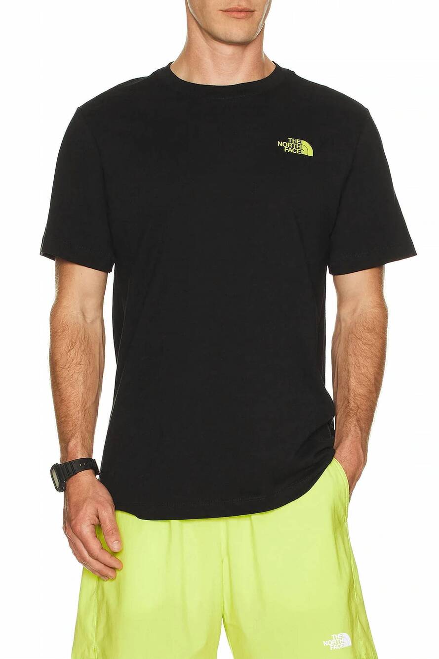NEW THE NORTH FACE teen's stay exploring regular short sleeve tee in black